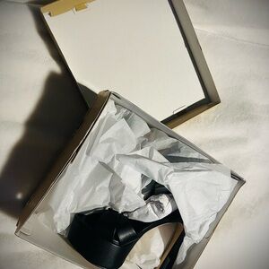 Michael Kors Black Platform High Heel Sandals